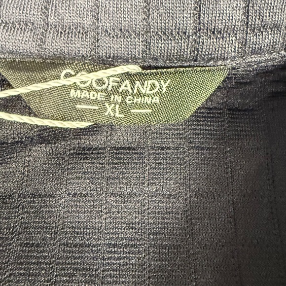 COOFANDY Men's Textured Polo Shirt Long Sleeve Casual Button Up Top Size XL - Picture 13 of 13